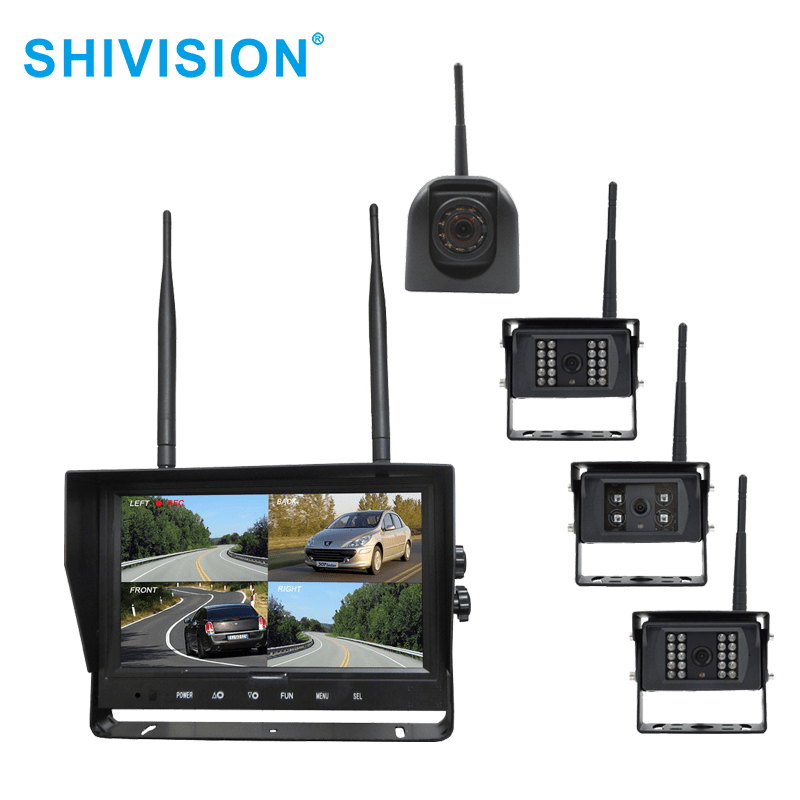 Shivision SHIVISION-M02094CH-C09158sAIC/1348I-9 inch 2.4GHz Digital Wireless Quad-view System 9 2.4GHz Digital Wireless Quad-view System image4