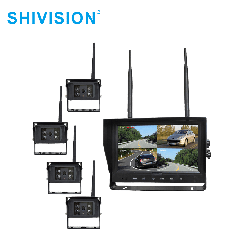 Shivision SHIVISION-M02094CH-C09158sAIC/1348I-9 inch 2.4GHz Digital Wireless Quad-view System 9 2.4GHz Digital Wireless Quad-view System image4