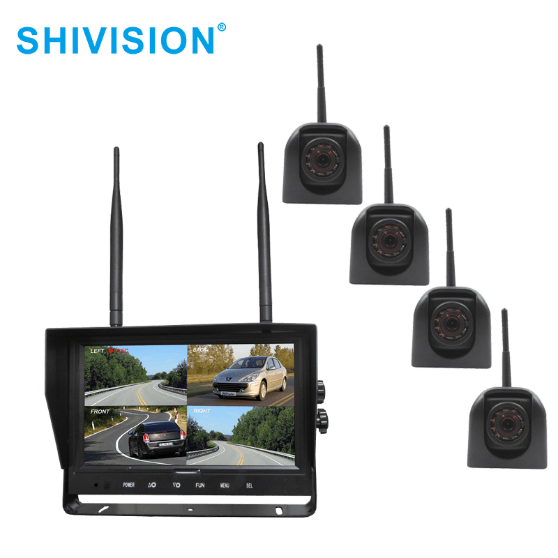 Shivision SHIVISION-M02094CH-C09158sAIC/1348I-9 inch 2.4GHz Digital Wireless Quad-view System 9 2.4GHz Digital Wireless Quad-view System image4